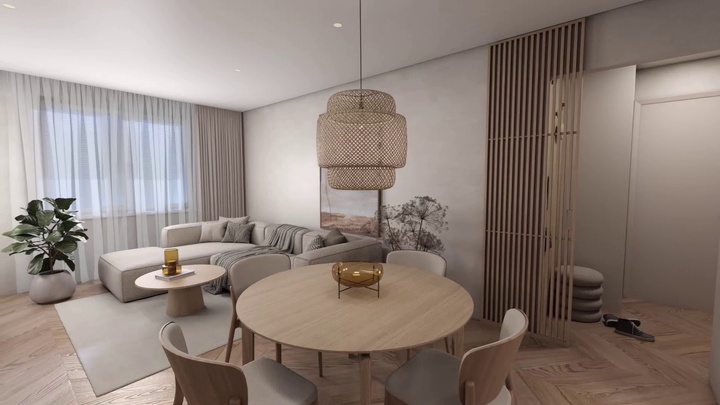 Nové bývanie - obývačka